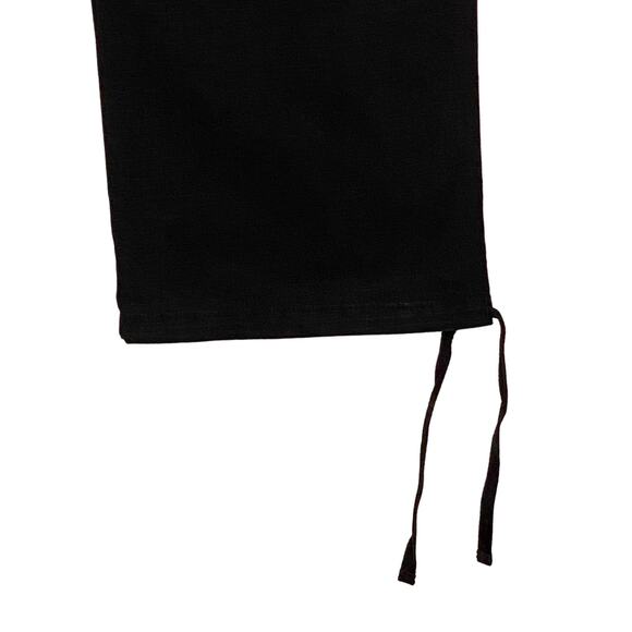 Good American Cargo Pants Womens Sz 4/27 Black Hi Rise Wide Leg Y2K Cyber Grunge - Picture 11 of 12